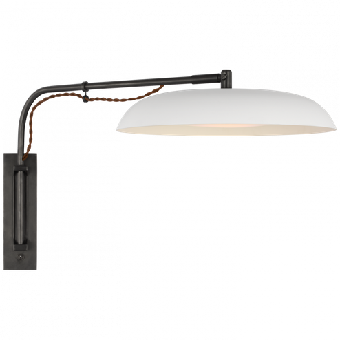 Cyrus Medium Articulating Wall Light (279|AL 2040BZ/WHT-WG)