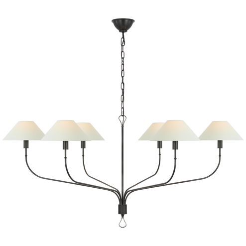 Griffin Grande Tail Chandelier (279|AL 5006BZ/CHC-L)