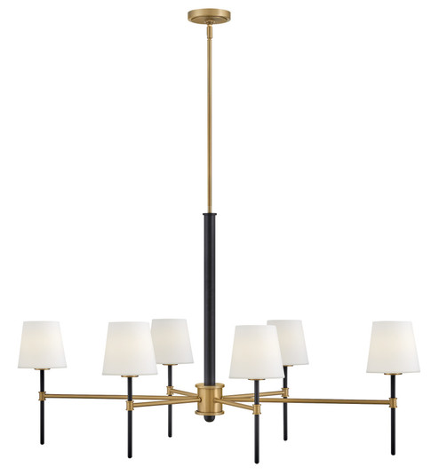Medium Six Light Linear (87|46955BK-LCB)