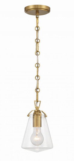 Voss 1 Light Luxe Gold Mini Pendant (205|VSS-7002-LG)