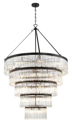 Emory 30 Light Black Chandelier (205|EMO-5430-BK)