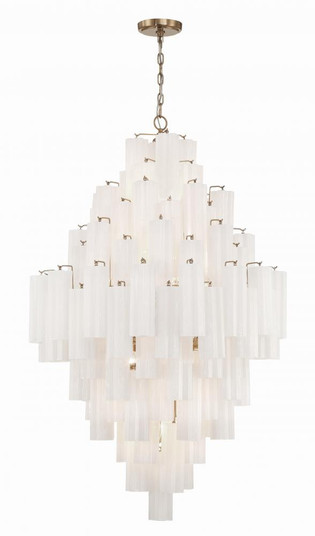 Addis 31.5'' Aged Brass Chandelier (205|ADD-319-AG-WH)