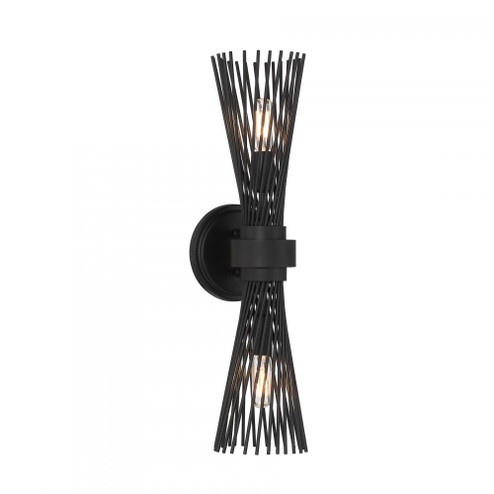Longfellow 2-Light Wall Sconce in Matte Black (128|9-9603-2-89)