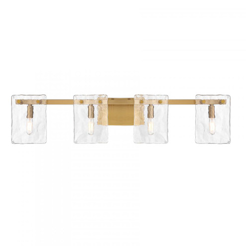 Genry 4-Light Bathroom Vanity Light in Warm Brass (128|8-8204-4-322)