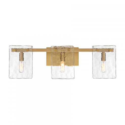 Genry 3-Light Bathroom Vanity Light in Warm Brass (128|8-8204-3-322)