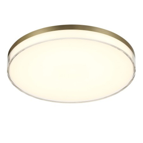 13'' LED Flush Mount in Ashen Brass Finish (10|769-2-787-L)