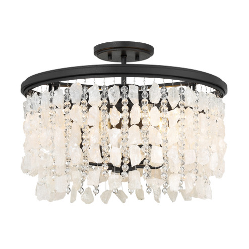 Shimmering Elegance - 4 Light Semi Flush (10|6703-66)