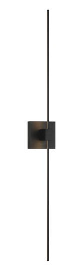 2 Light LED Wall Sconce with White Lens in a Coal Finish (77|P1437-66A-L)