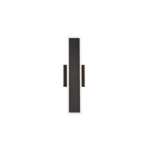 BASTONE 18IN OUTDOOR SCONCE 4CCT 4000K (1357|WS-W99418-40-BK)