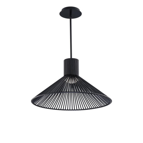 Cappe Pendant Light (1357|PD-17421-40-BK)