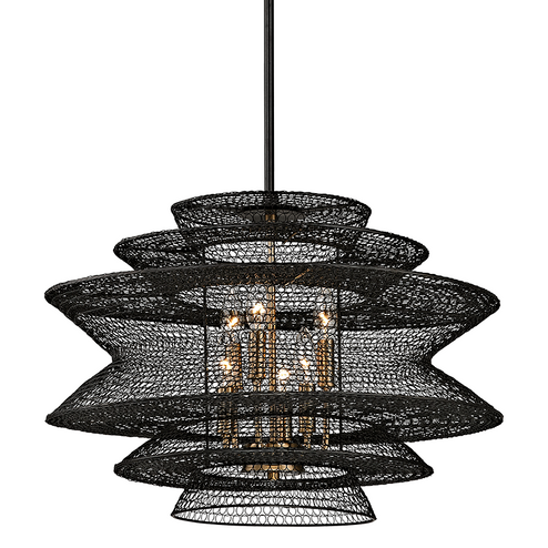 Kokoro Chandelier (52|F6016-SBK)