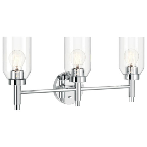 Madden 24 Inch 3 Light Vanity with Clear Glass in Chrome (2|55185CH)