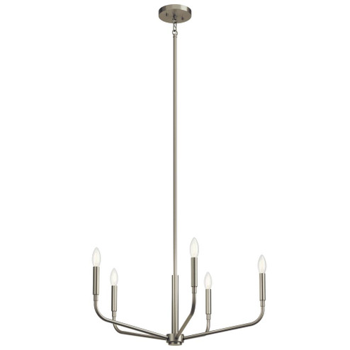 Madden 26 Inch 5 Light Chandelier in Brushed Nickel (2|52717NI)