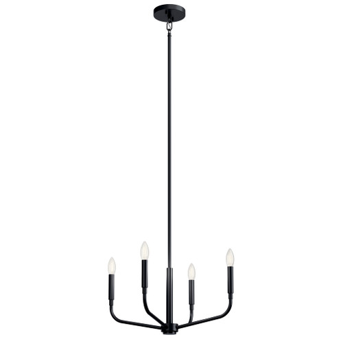 Chandelier/Semi Flush Mount 4Lt (2|52716BK)