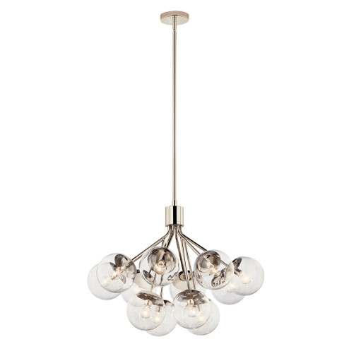 Chandelier Convertible 12Lt (2|52701PNCLR)