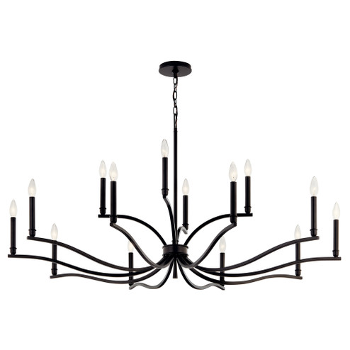 Chandelier 14Lt (2|52698BK)