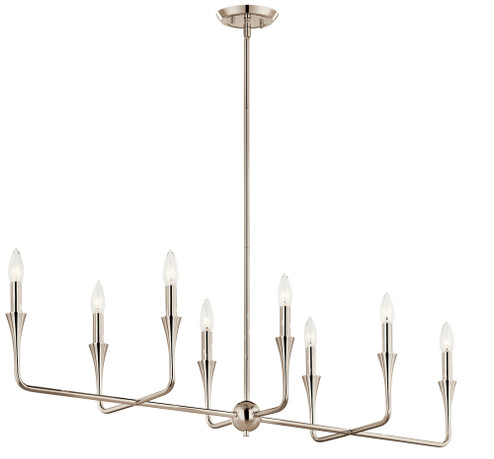 Linear Chandelier 8Lt (2|52693PN) Linear Chandelier 8Lt (2|52693PN)