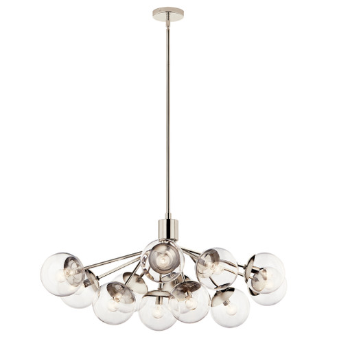 Linear Chandelier Convertible 12Lt (2|52703PNCLR)