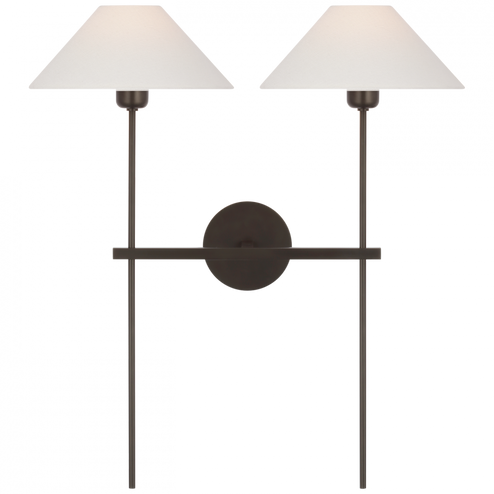 Hackney 25'' Double Tail Sconce (279|SP 2026BZ-L)