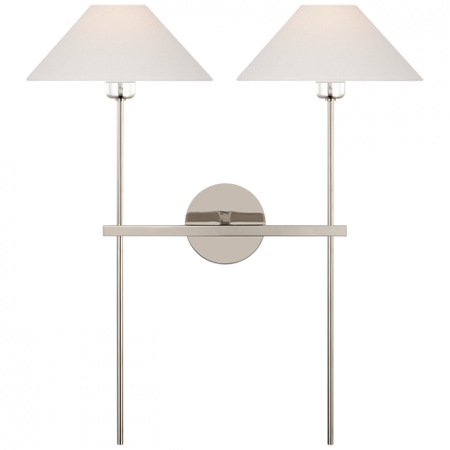 Hackney 25'' Double Tail Sconce (279|SP 2026PN-L)