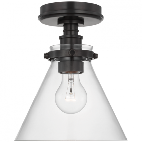 Parkington 9'' Conical Flush Mount (279|CHC 4525BZ-CG)