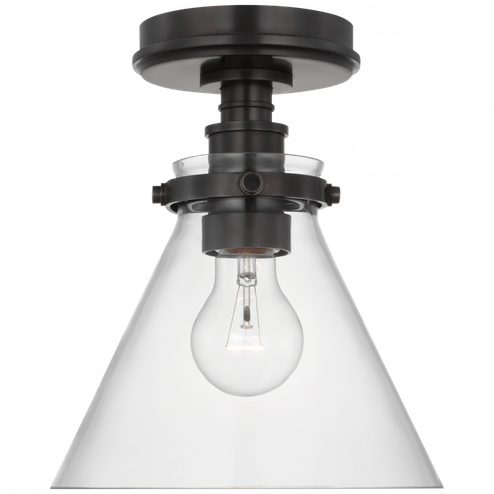 Parkington 9'' Conical Flush Mount (279|CHC 4525BZ-CG)