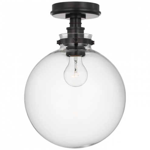 Parkington 10'' Globe Flush Mount (279|CHC 4526BZ-CG)