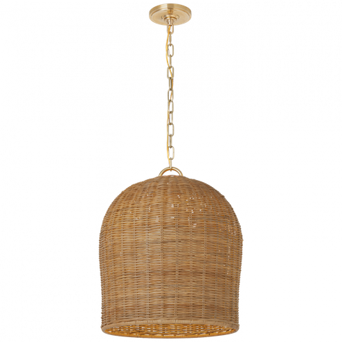 Nancy 18'' Woven Hanging Shade (279|MF 5043SB-NTW)