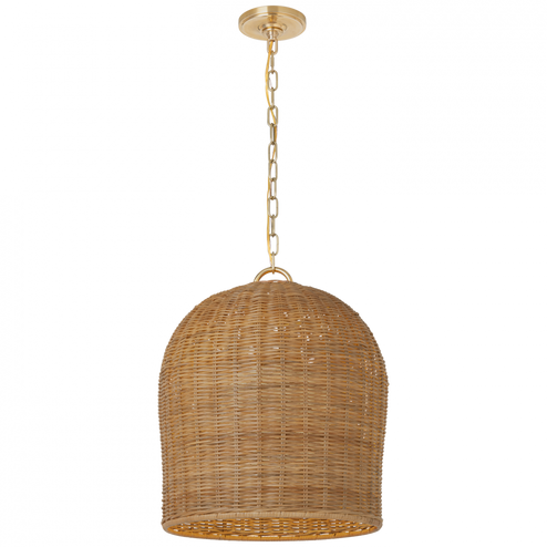 Nancy 18'' Woven Hanging Shade (279|MF 5043SB-NTW)