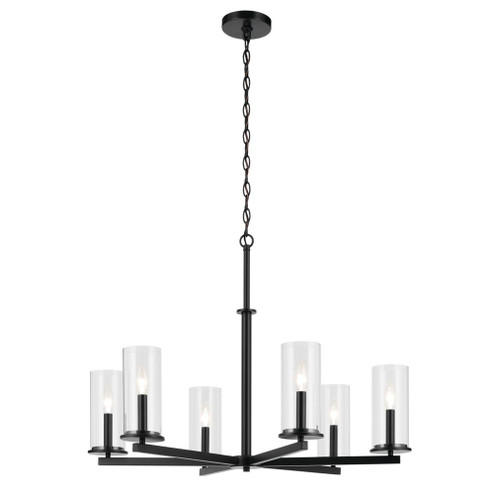 Chandelier 6Lt (2|44013BK)