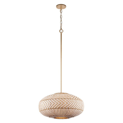 Zanzibar 22'' Soft Gold Pendant (205|ZAN-9014-SG)