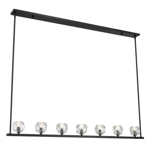Aragon 56'' LED Matte Black Linear Chandelier (205|ARA-10267-MK)