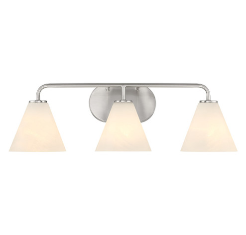 Blair 3-Light Bathroom Vanity Light in Satin Nickel (128|8-2988-3-SN)