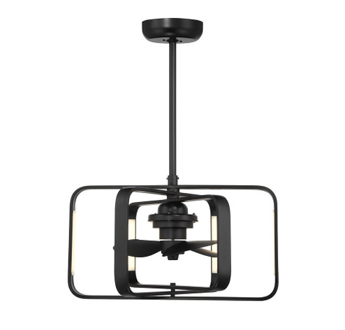 Lynx LED Fan D'Lier in Matte Black (128|24-FD-955-89) Lynx LED Fan D'Lier in Matte Black (128|24-FD-955-89)