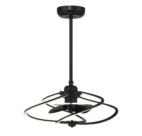 Hydra LED Fan D'Lier in Matte Black (128|24-FD-945-89)