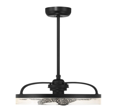 Lyria LED Fan D'Lier in Matte Black (128|24-FD-845-89)