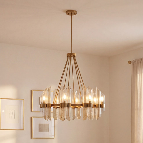 Biltmore 8-Light Chandelier in Warm Brass (128|1-9105-8-322)