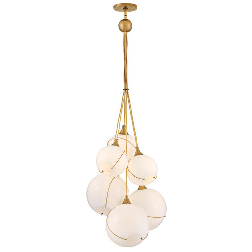 Medium Six Light Multi Tier Chandelier (87|30306HBR-CO)