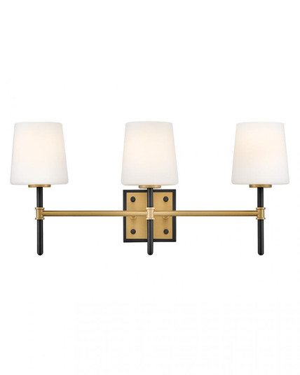 Medium Three Light Vanity (87|56953BK-LCB)