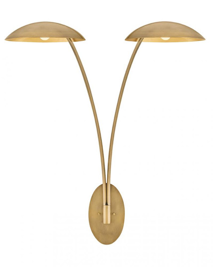 Large Two Light Sconce (88|FR41642HB-GLF)