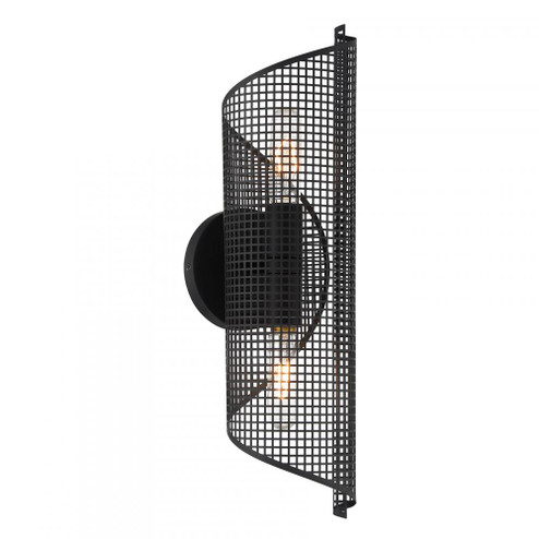 Hillbourne 2-Light Wall Sconce in Matte Black (128|9-8030-2-89)