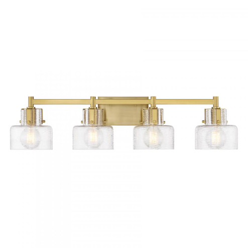 Dover 4-Light Bathroom Vanity Light in Warm Brass (128|8-1030-4-322)