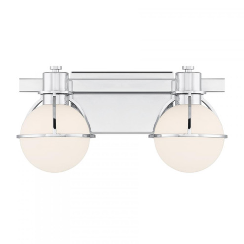 Pierce 2-Light Bathroom Vanity Light in Chrome (128|8-1060-2-11)