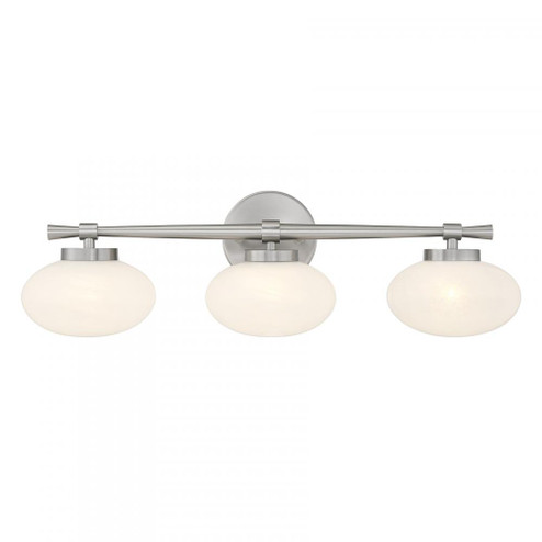 Barrow 3-Light Bathroom Vanity Light in Satin Nickel (128|8-1050-3-SN)