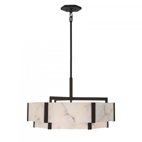 Orleans 6-Light Pendant in Black Cashmere (128|7-2333-6-50)