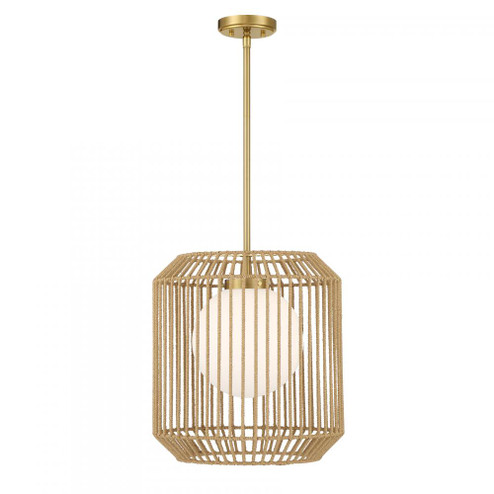 Pastis 1-Light Pendant in Warm Brass (128|7-2040-1-322)
