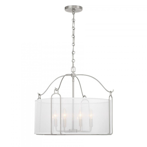 Ashlay 4-Light Pendant in Satin Nickel (128|7-1693-4-SN)