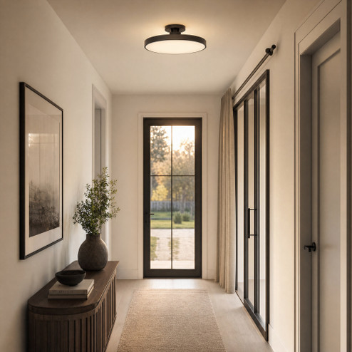 Thayer 1-Light LED Ceiling Light in Matte Black (128|6-2969-1-89)