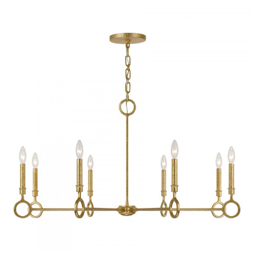 Noah 8-Light Chandelier in Gold Armory by Breegan Jane (128|1-6847-8-93)