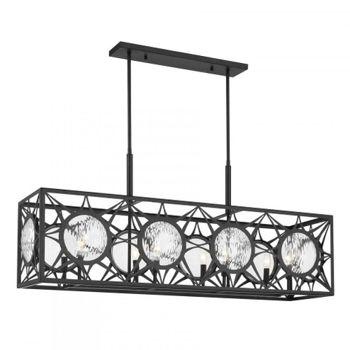 Balfour 8-Light Linear Chandelier in Matte Black (128|1-5066-8-89)